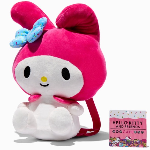 Sanrio My Melody plush backpack hello kitty and friends cafe - Picture 2 of 3